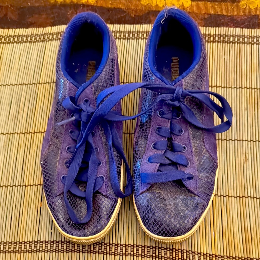 Puma Sneakers, Purple, Python Print . - image 1